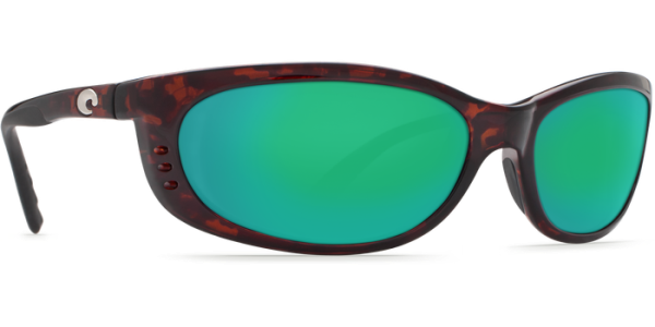 Costa Del Mar Fathom Polarized Sunglasses Tortoise Green Mirror